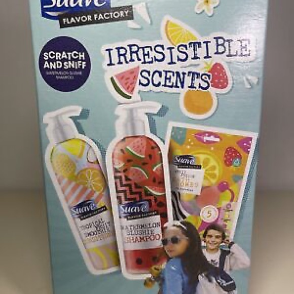 Suave Flavor Factory Watermelon Shampoo, Tropical Fruit Conditioner & Bath Bombs - Picture 2 of 4